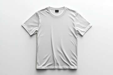 Fototapeta premium White Tshirt Mockup Isolated created with Generative AI