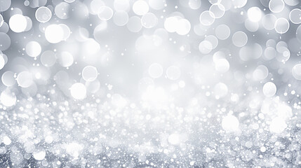 "銀色のキラキラした背景素材."