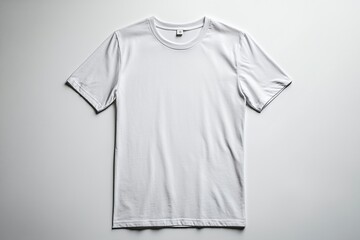 White Tshirt Mockup Isolated created with Generative AI