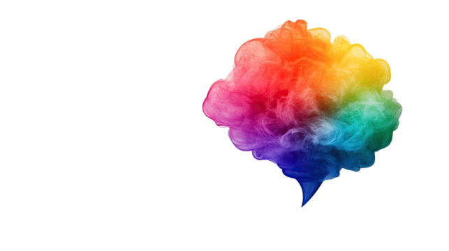 speech bubble on transparent background