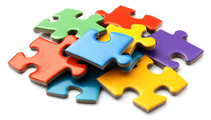 Obraz premium jigsaw puzzle pieces