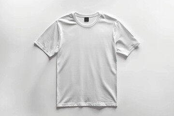 White Tshirt Mockup Isolated created with Generative AI