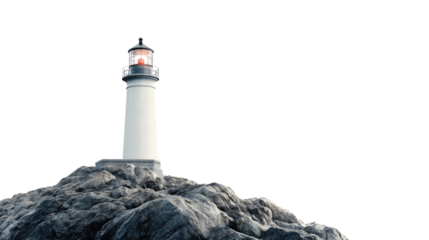 lighthouse on a transparent background