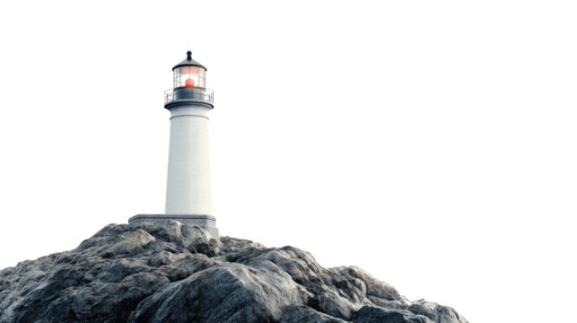 lighthouse on a transparent background