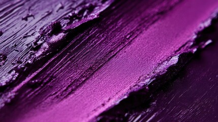 A close-up of vibrant purple paint, showcasing texture and color depth.