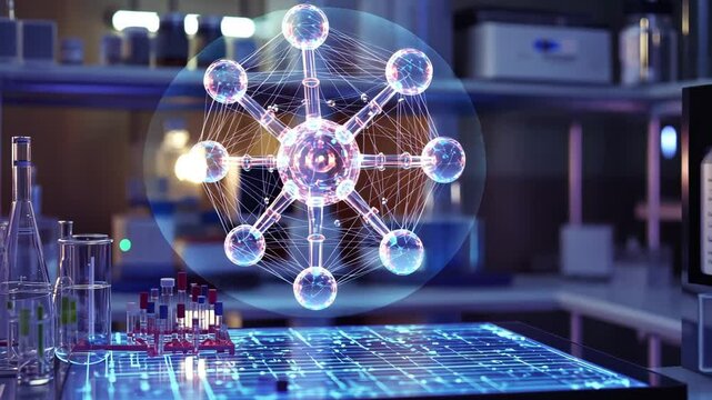 Science and Technology  Molecular Model in Laboratory