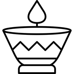 Oil Lamp Icon