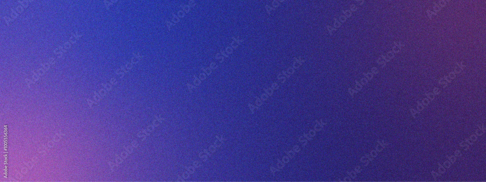 Poster Blue and purple gradient abstract background with a textured finish. Gradient Texture in Purple and Blue Tones. background with a smooth purple and blue gradient and a subtle grainy texture 