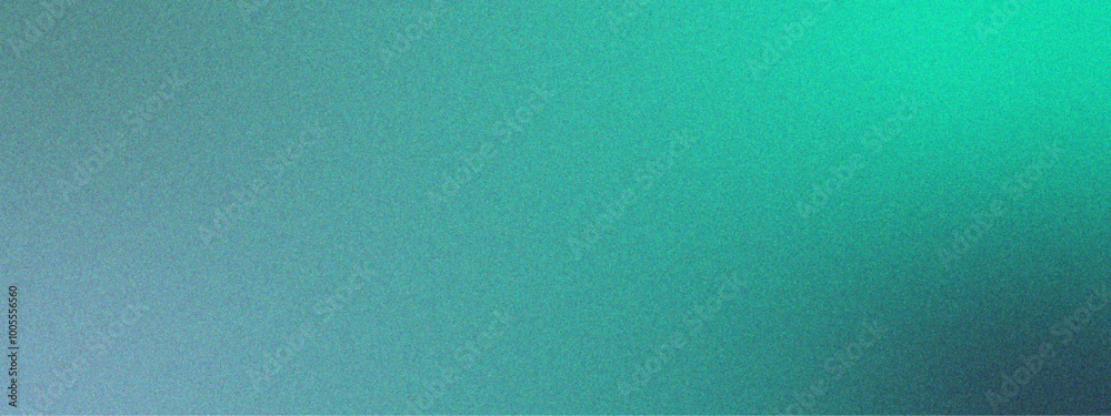 Aufkleber Blurred Green beautiful color gradient texture with dark blue green and a bright green gradient color.  Textured background with a teal gradient effect. Noise with green texture background.
