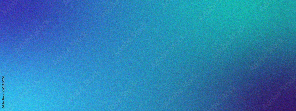 Aufkleber Blurred Green beautiful color gradient texture with dark blue green and a bright green gradient color.  Textured background with a teal gradient effect. Noise with green texture background.