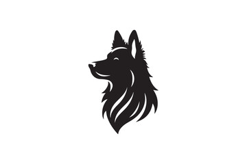 Naklejka premium Dog vector illustration with white background