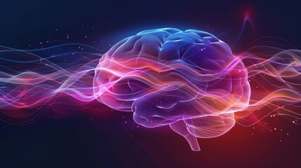 Fototapeta premium Deep Learning: A subset of machine learning that uses deep neural networks with many layers, particularly effective for applications such as speech recognition. 