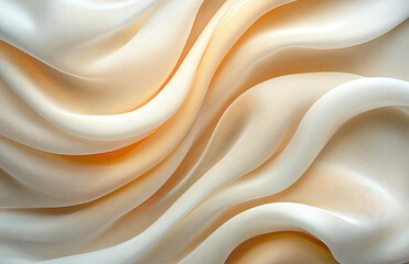 Soft cream background, gentle waves. Created with Ai