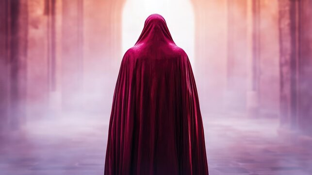 A corrupt noble covered in silk robes, hiding a sinister agenda, a cryptic riddle guiding the unwary into ruin, mysterious and dark fantasy setting