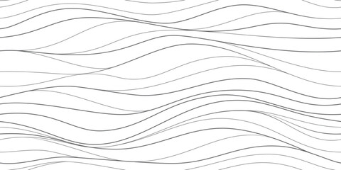 Fototapeta premium Seamless wave pattern. Water waves. Wavy lines