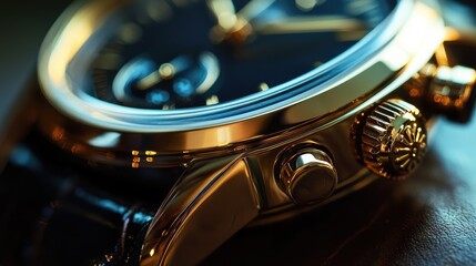 Close-up of a luxury watch showcasing intricate details and elegant design. Perfect for timepiece enthusiasts and style journals.