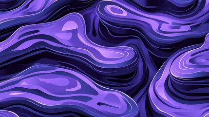 Obraz premium Spectacular Vaporwave Background of Abstract Topographic Contour Map. Ultra High Definition Retrowave Wallpaper.