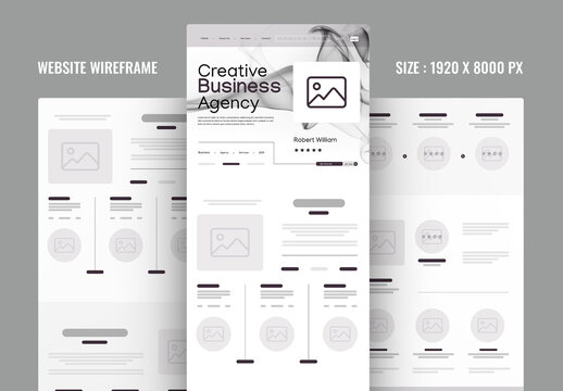 Business Website Wireframe