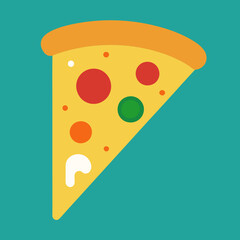 Mouthwatering Cheesy Pizza Slice Featuring Savory Pepperoni and Tasty Toppings
