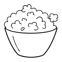 A Bowl of Fluffy Marshmallows Vector Illustration for Sweet Treats

