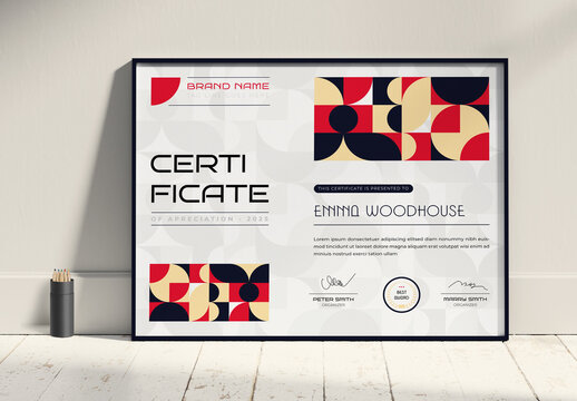 Certificate Layout