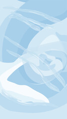 Abstract Dreamy Blue Background with Vertical Orientation