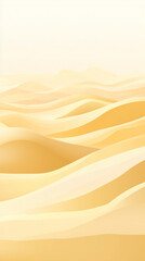 A smooth gradient of golden sand dunes under soft light, blending from warm beige to pale yellow, creating a calm and minimal background