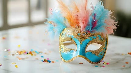 Masquerade Mask with Adornments.
