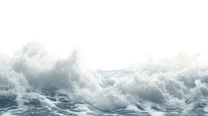 Fototapeta premium sea ​​foam on transparent background