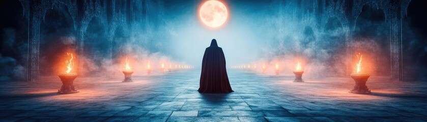 An immoral ruler hiding in the shadows, offering a cryptic puzzle to test loyalty, deceit and manipulation wrapped in every clue, dark fantasy palace