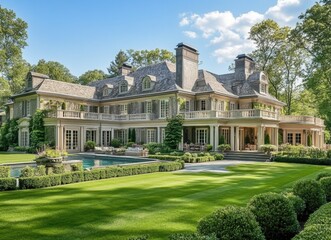 Obraz premium Luxury Home Exterior.