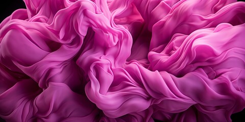 Obraz premium Abstract Swirling Pink Drapery An Artistic Study in Texture and Movement