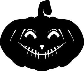 Pumpkin - squash for Halloween or Thanksgiving flat icon