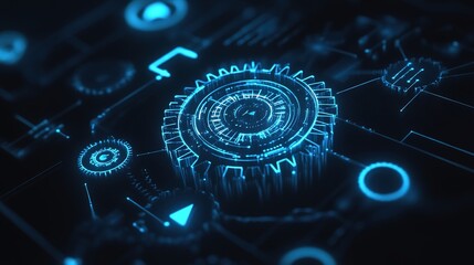 Modern Icon Representing Proven Methodologies with Elements Like Gears, Flowcharts, and Circular Arrows to Symbolize Processes and Reliability. 