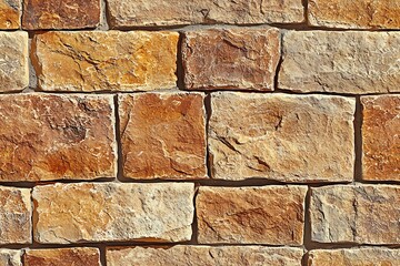 Fototapeta premium Vintage sandstone decorative bricks