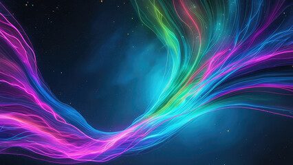 Obraz premium Cosmic Energy Waves