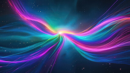 Obraz premium Cosmic Energy Waves