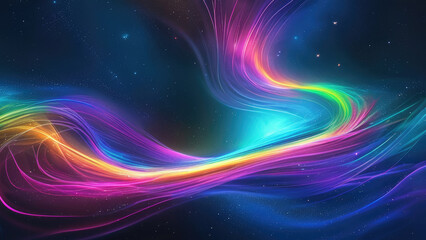 Obraz premium Cosmic Energy Waves