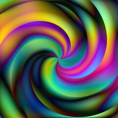 Hypnotic spiral  gradient flowing colors, Liquid effects, Abstract Backgrounds