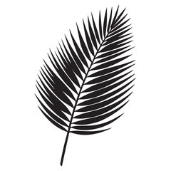Fototapeta premium Leaf Silhouette Design - Plant leave vector illustration - Black Leaf Clipart 