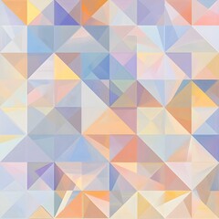 Fototapeta premium Elegant and contemporary geometric abstract patterns featuring delicate pastel tones clean cut shapes and seamless compositions Showcasing a digital painting style with a plain minimalist setting