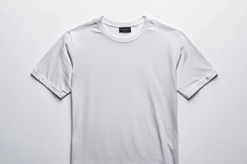 White Tshirt Mockup Isolated created with Generative AI