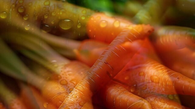 CLOSEUP OF CARROTS