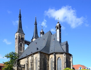 Fototapeta premium Historical Church in the Town Köthen, Saxony - Anhalt