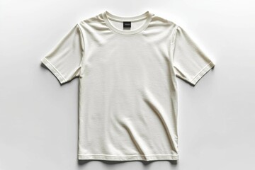 White Tshirt Mockup Isolated created with Generative AI
