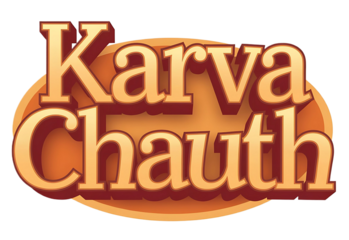 text karva chauth cut out transparent isolated on white background PNG image