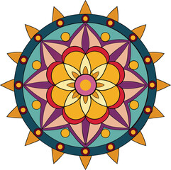 Ornamental luxury mandala pattern design