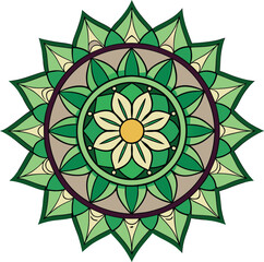 Ornamental luxury mandala pattern design
