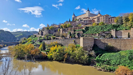 View of Toledo from the Alcazar River Bridge 
