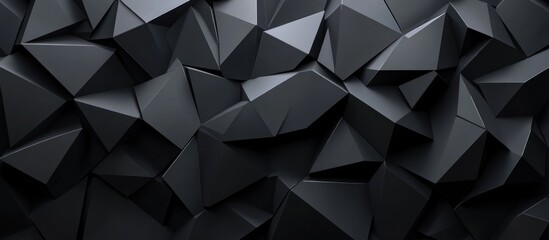 Obraz premium Abstract Black Geometric Pattern